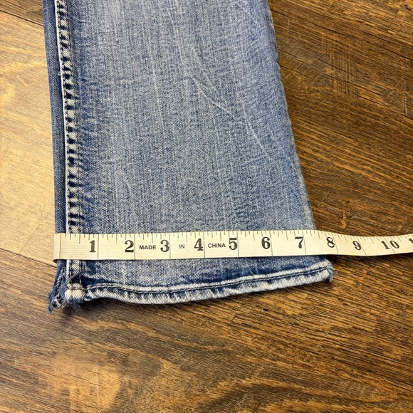 BKE Buckle Jake Straight Leg Blue Jeans Men’s 34 R Distressed Western - Picture 8 of 12